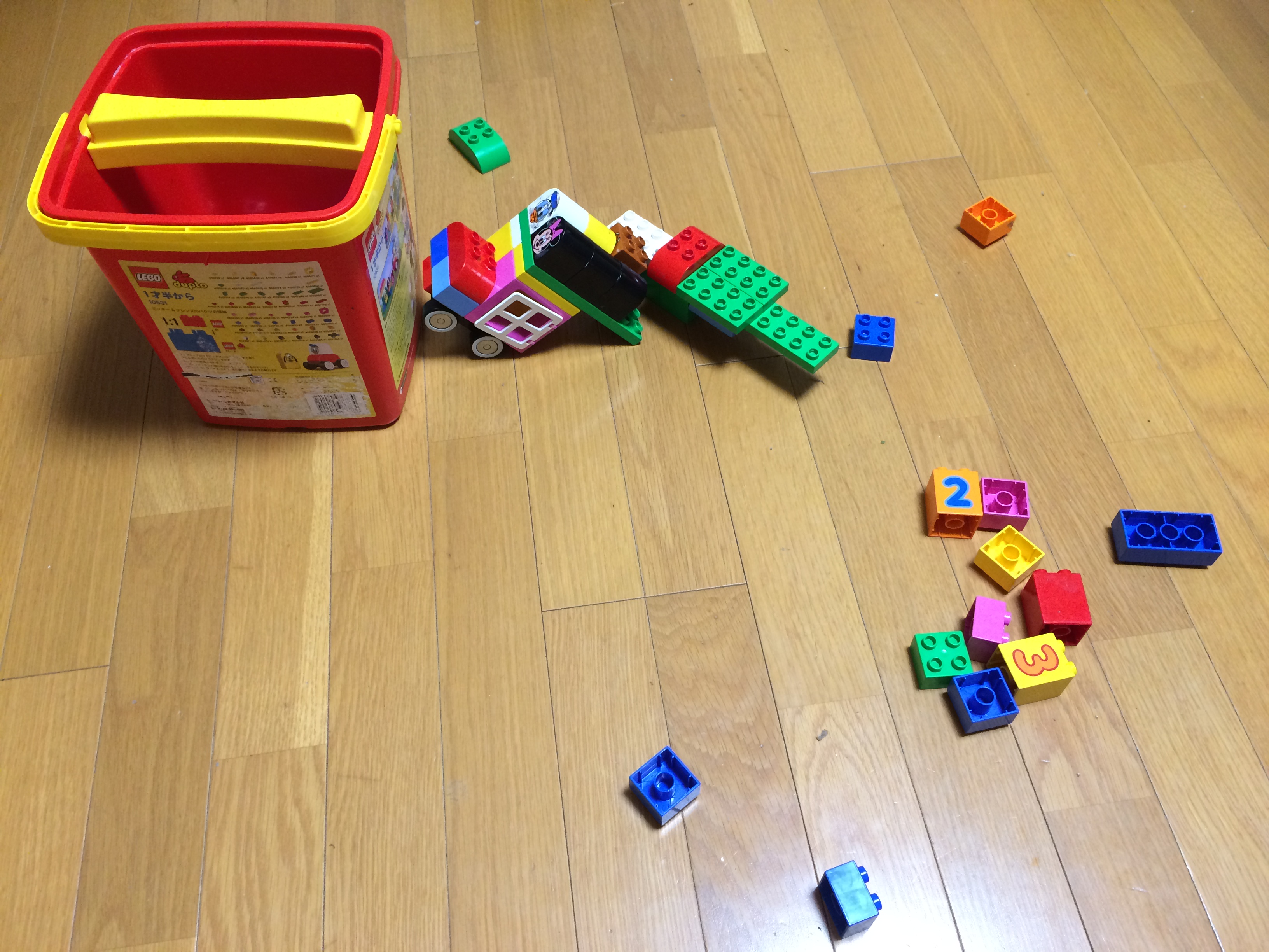 子供の散らかすスピードは天下一品